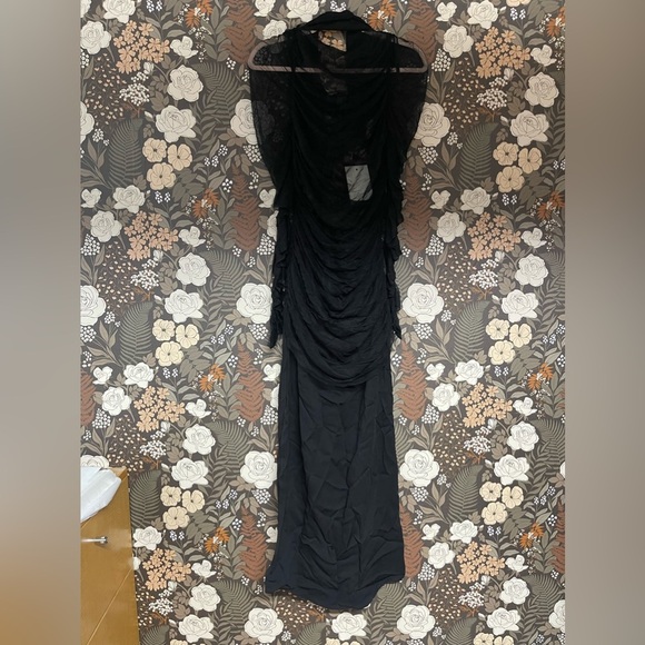 NWT Christopher Esber Tulle Column Dress in Black size 8 - Picture 4 of 8